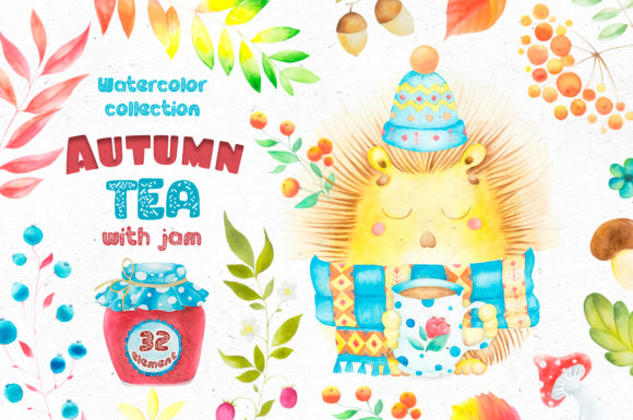 Autumn Tea - Cute Hedgehog Design Review