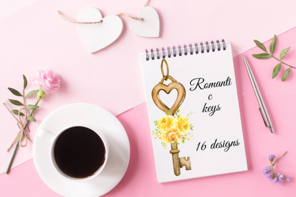 Boho Keys Illustrations for Branding