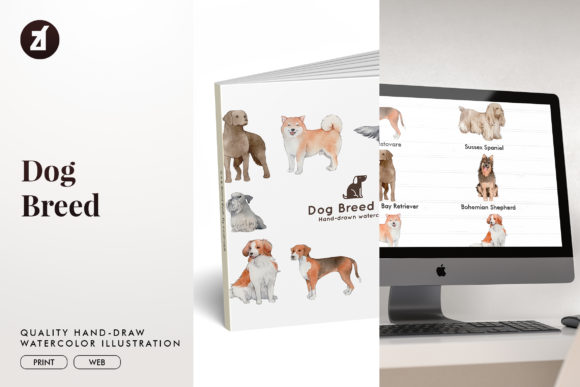 Dog Breed Set 15: Premium Illustrations