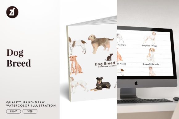 Dog Breed Set 19: Illustrations for Crafters