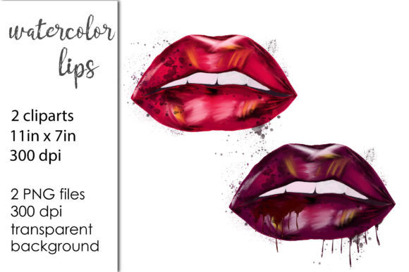 Dripping Lips Clipart and Illustrations Review