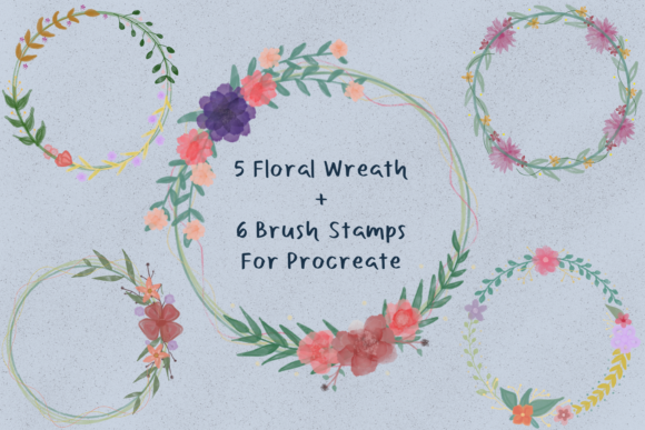 Hand-drawn Floral Wreath: Illustrations Review