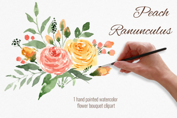 Peach Flowers Bouquet. Ranunculus Review