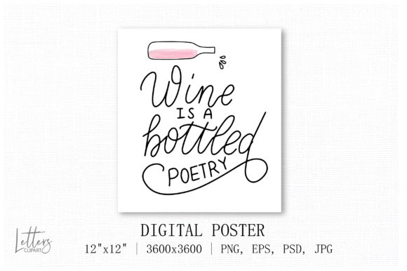 Wine is a Bottled Poetry: Brand Illustrations